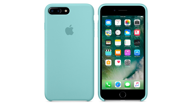 Apple Silicone Case for iPhone 7 Plus Sea Blue

