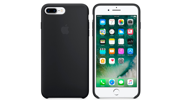 Apple Silicone Case for iPhone 7 Plus Black 