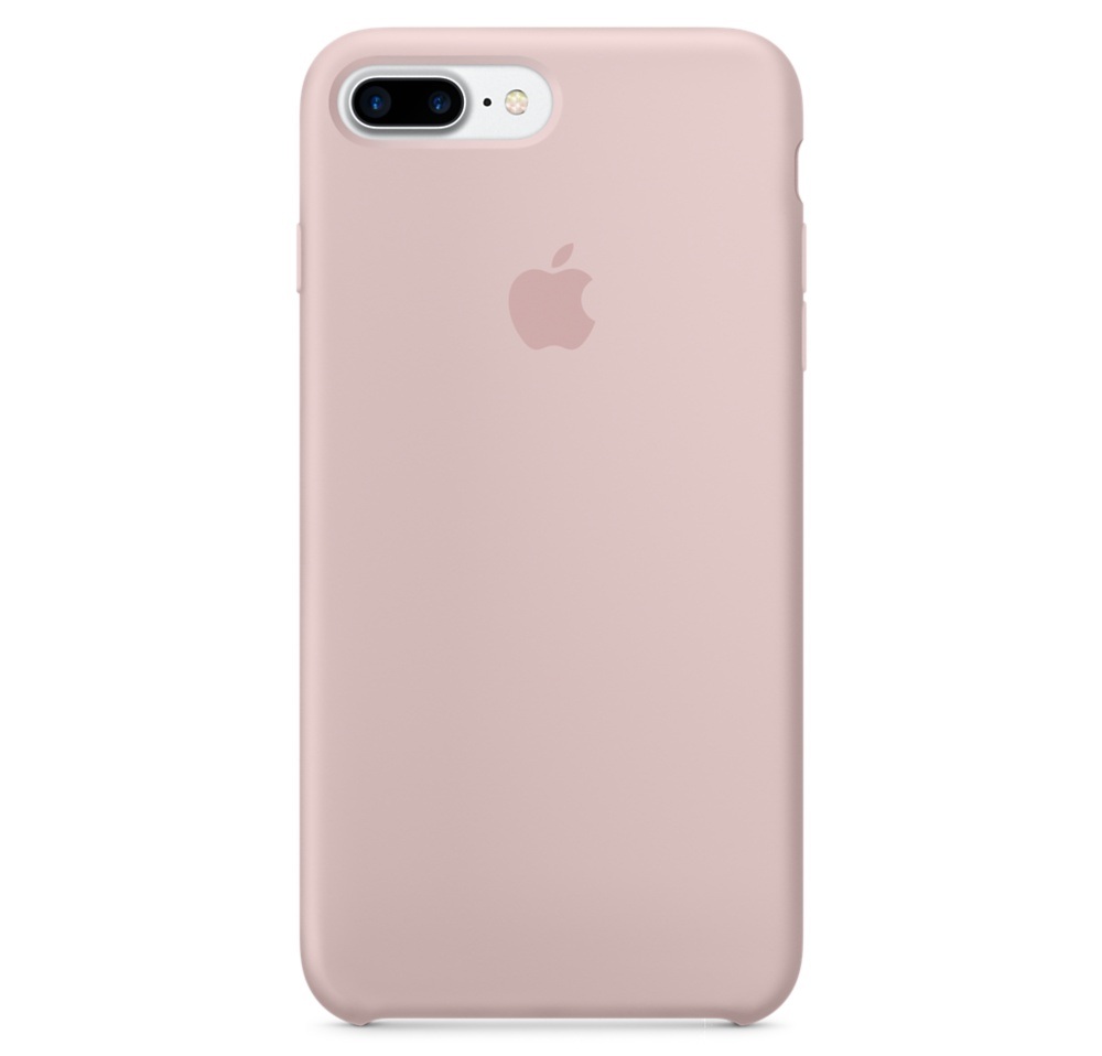 Apple Silicone Case for iPhone 7 Plus Pink Sand


