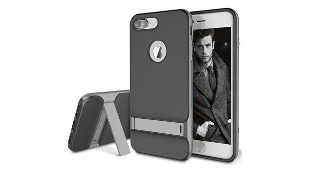 Rock Royce Silicon Case for iPhone 7 Plus Black/Gray














