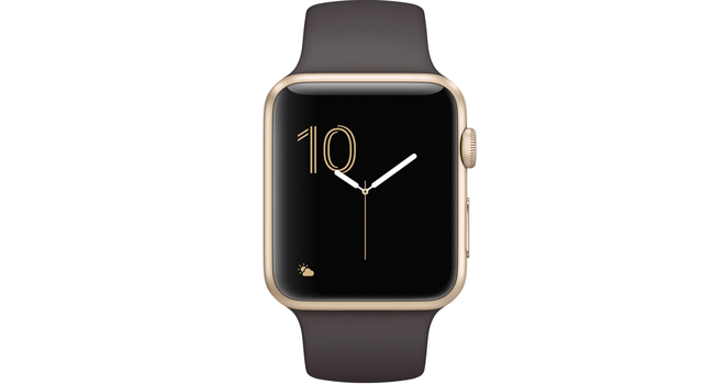 Смарт Годинники Apple Watch Series 1 42mm Gold Aluminum Case with Cocoa Sport Band 