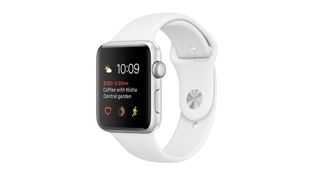 Смарт Годинники Apple Watch Series 1 42mm Silver Alluminum Case with White Sport Band