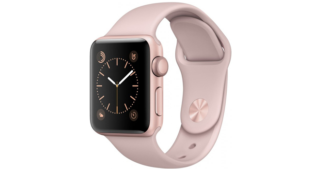  Смарт Часы Apple Watch Series 1 38mm Rose Gold Aluminium Case with Pink Sand Sport Band 