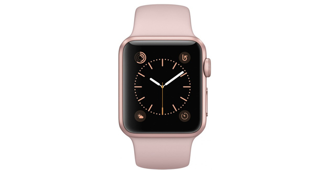  Смарт Часы Apple Watch Series 1 38mm Rose Gold Aluminium Case with Pink Sand Sport Band  
