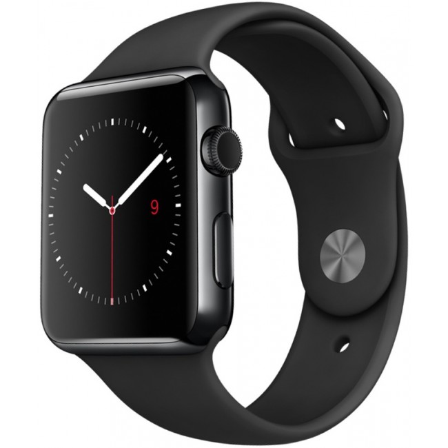 Смарт Часы Apple Watch Series 2 42-футовий корпус з нержавіючої сталі простору чорний з простором чорний