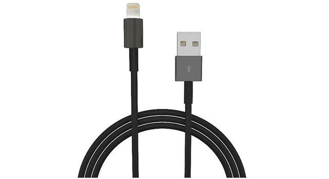 Griffin USB to Coiled Lightning Cable 1.2m Black 