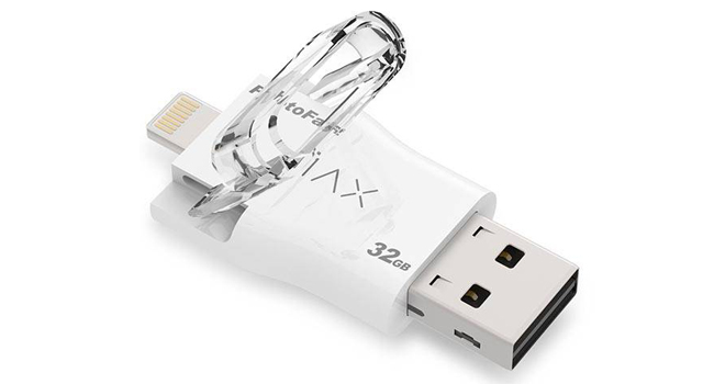 USB-flash Photofast 32GB i-Flashdrive MAX for Apple Lightning/Micro USB White      