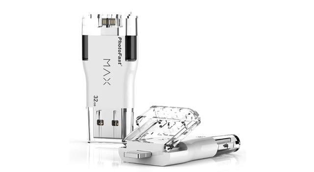 USB-flash Photofast 32GB i-Flashdrive MAX for Apple Lightning/Micro USB White    