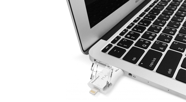 USB-flash Photofast 64GB i-Flashdrive MAX for Apple Lightning/Micro USB White    