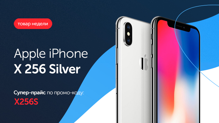 Apple iPhone X 256Gb Silver