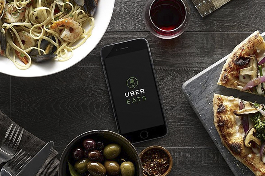 Доставка еды на дронах от Uber