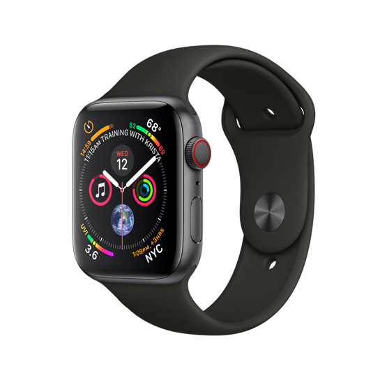 Смарт-часы Apple Watch Series 4 + LTE 40mm Gray Aluminum Case with Black Sport Band